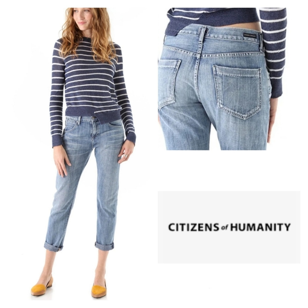 Citizens of Humanity Daisy Tapered Relaxed Denim Boyfriend Jeans Size 28